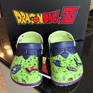 CROCS Green and Purple Dragon Ball Z Sandals